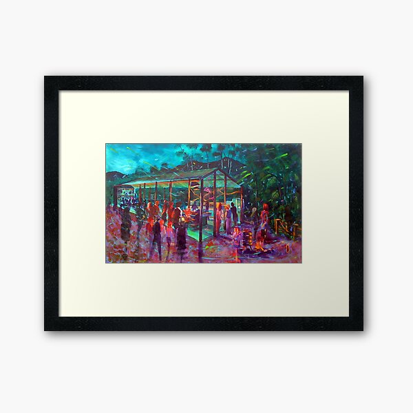 BMUP - N0 4 - the donkey and the Dinner Bell Framed Art Print