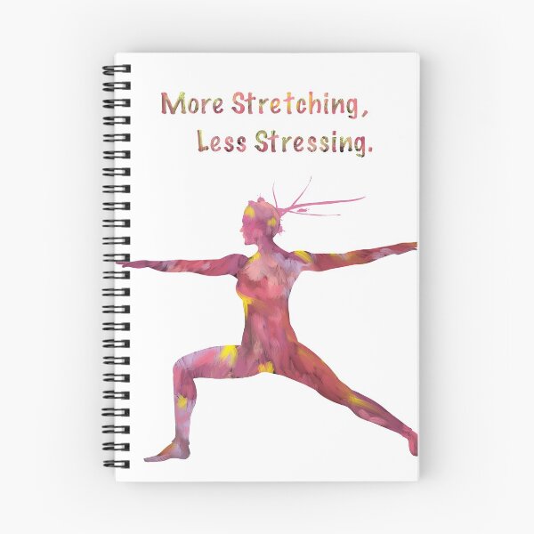 Item preview, Less Stressing, More Stretching, Rainbow, Yoga designed and sold by Jeremnis.