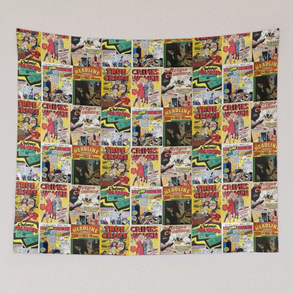 Item preview, Vintage Crime Comics designed and sold by CrimeLab.
