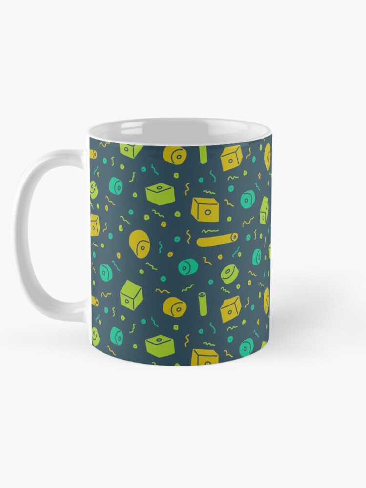 Thumbnail 5 of 6, Coffee Mug, Pattern: Plastic Beads designed and sold by chickfish.
