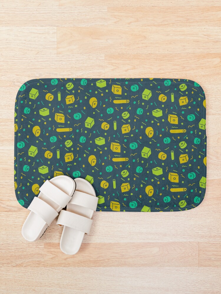 Thumbnail 1 of 6, Bath Mat, Pattern: Plastic Beads designed and sold by chickfish.