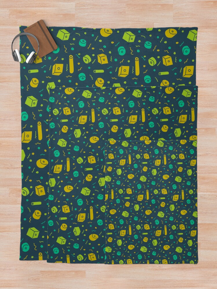 Thumbnail 5 of 6, Throw Blanket, Pattern: Plastic Beads designed and sold by chickfish.