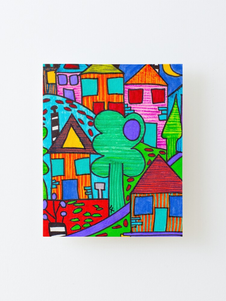 "Ticky Tacky " Mounted Print for Sale by KarenHempel Redbubble