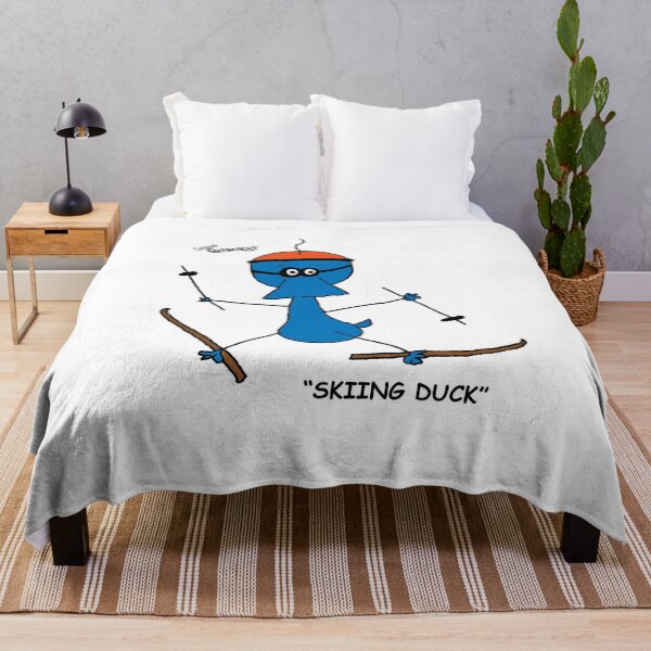 Item preview, Skiing Duck designed and sold by Melissa Brooke Pelzer.