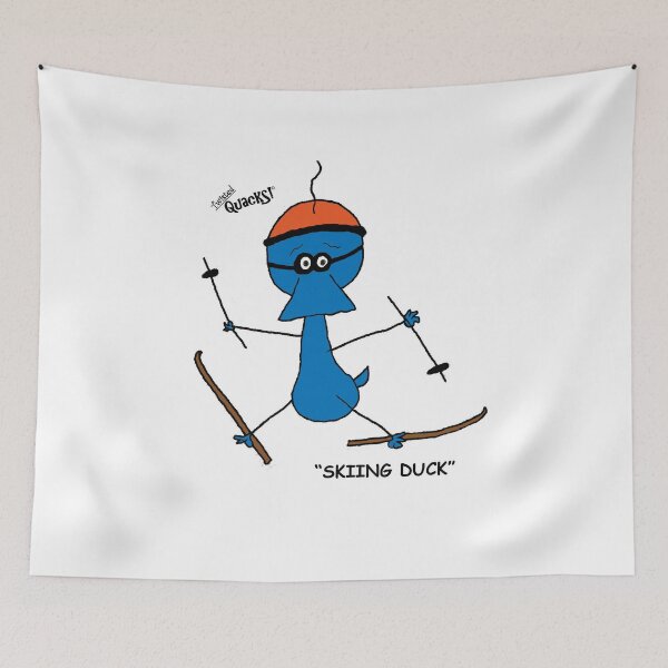 Item preview, Skiing Duck designed and sold by Melissa Brooke Pelzer.