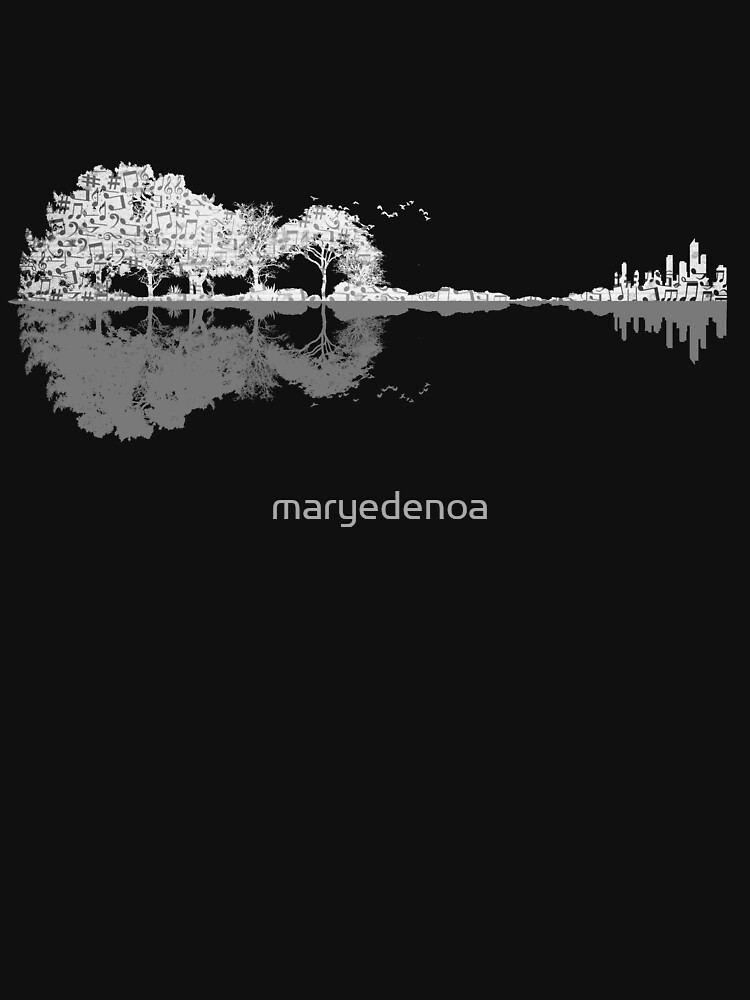 Nature Guitar - Musical Notes by maryedenoa