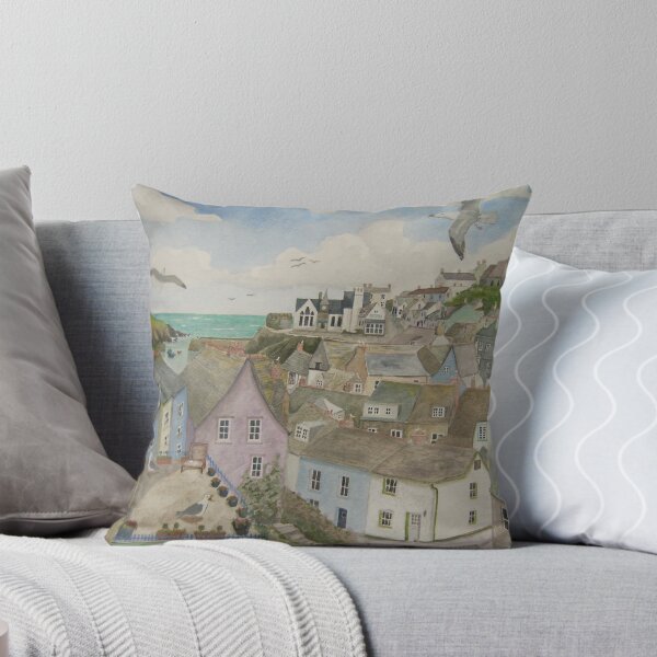 Item preview, "A Crow's Nest View of Port Isaac, Cornwall" designed and sold by timsmith.