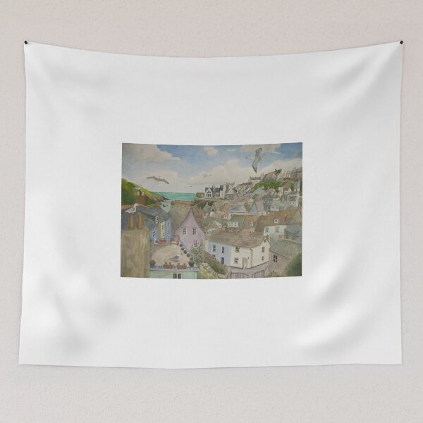 Item preview, "A Crow's Nest View of Port Isaac, Cornwall" designed and sold by timsmith.