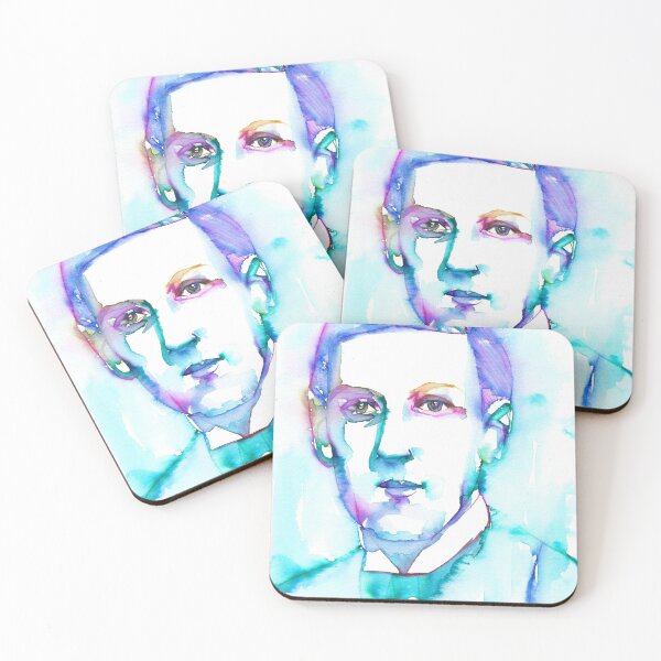 Item preview, H. P. LOVECRAFT - watercolor portrait.7 designed and sold by lautir.