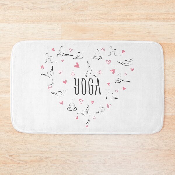 Item preview, Yoga poses in shape of a heart designed and sold by sashica.