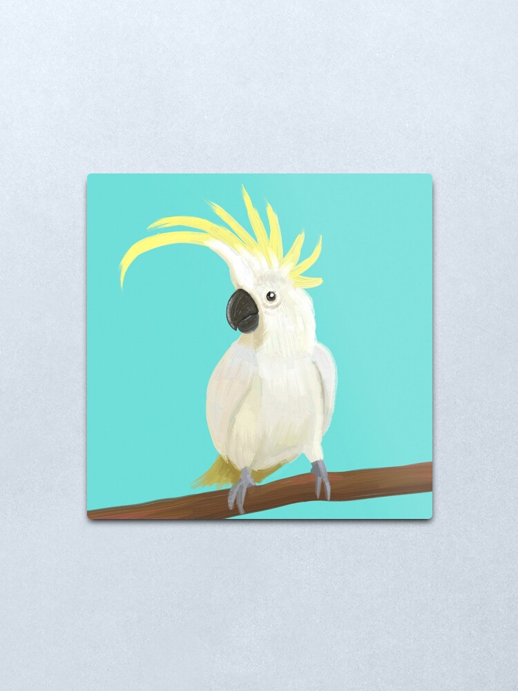 cockatiel profile Australian bird prints cockatoo Watercolour Cockatiel Print 