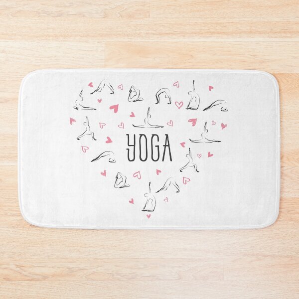 Item preview, Yoga poses in shape of a heart designed and sold by sashica.