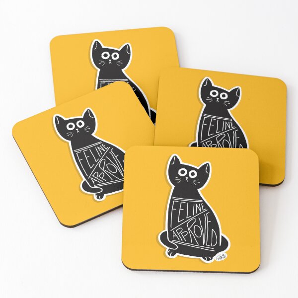 Item preview, Feline Approved - Cute Void Cat - Black Kitten designed and sold by mydoodlesateme.