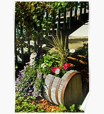 UNIQUE FLOWER POT Poster