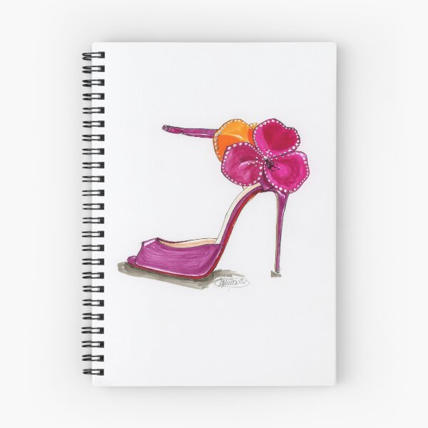 Item preview, Pink Satin Rose Sandal designed and sold by AWincyGlassNDes.