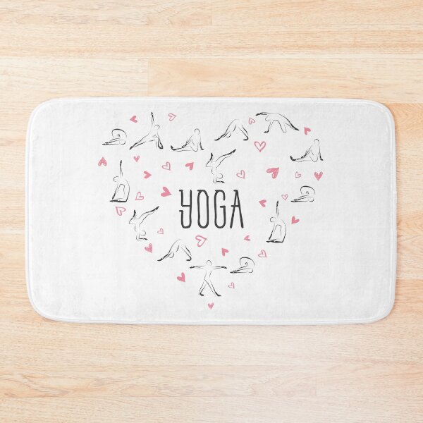 Item preview, Yoga poses in shape of a heart designed and sold by sashica.