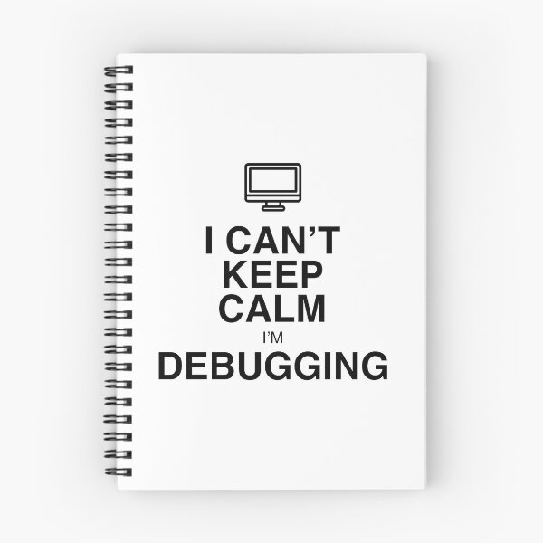 Item preview, I CAN'T KEEP CALM I'M DEBUGGING designed and sold by Evelyusstuff.