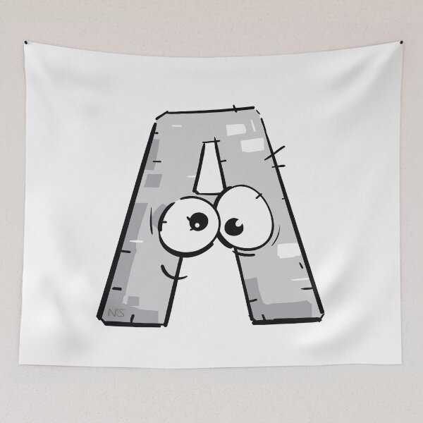 Item preview, Cute A designed and sold by Neda Sadreddin.
