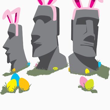 Artwork thumbnail, Easter Island by DetourShirts