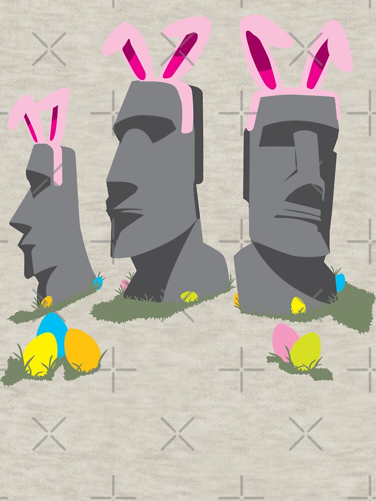 Thumbnail 7 of 7, Essential T-Shirt, Easter Island designed and sold by DetourShirts.