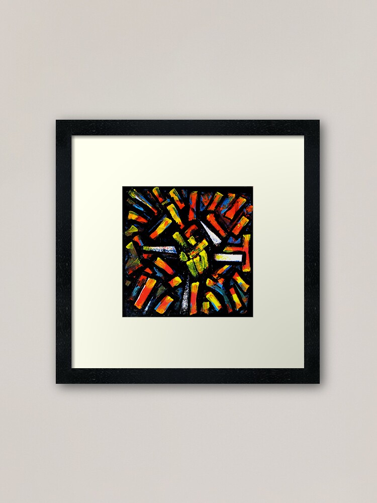 Alternate view of This Way Up? Framed Art Print