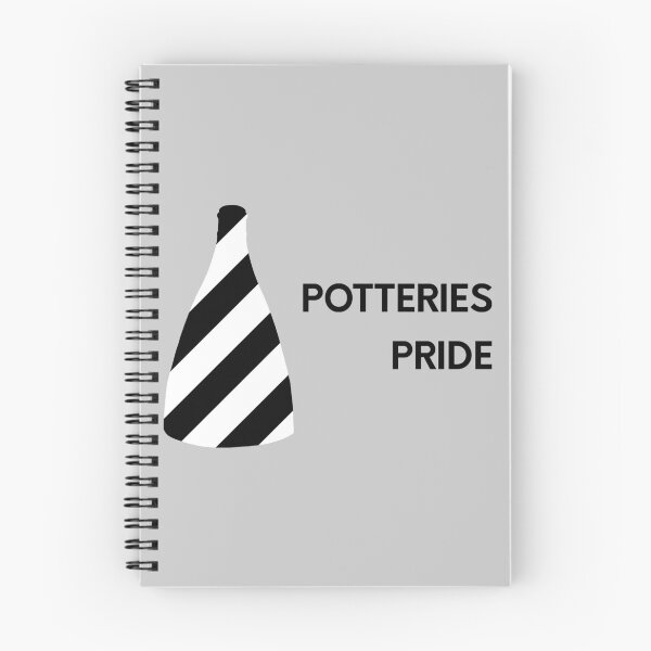 Item preview, "Potteries Pride" Black and White Bottle Kiln original gift design designed and sold by StokeTees.