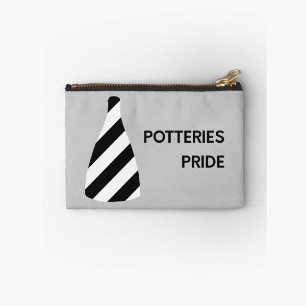 Item preview, "Potteries Pride" Black and White Bottle Kiln original gift design designed and sold by StokeTees.