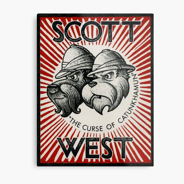 Dog Detectives: Scott and West Metal Print