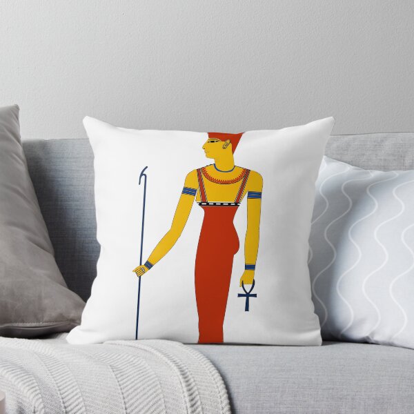 Aperçu de l'œuvre Neith avec la Couronne rouge | Dieux égyptiens, déesses et divinités créée et vendue par FreshThreadShop.