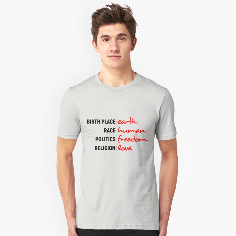 Bin nur ein Mensch Slim Fit T-Shirt
