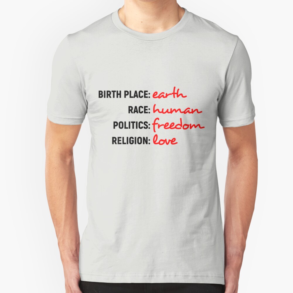 Bin nur ein Mensch Slim Fit T-Shirt
