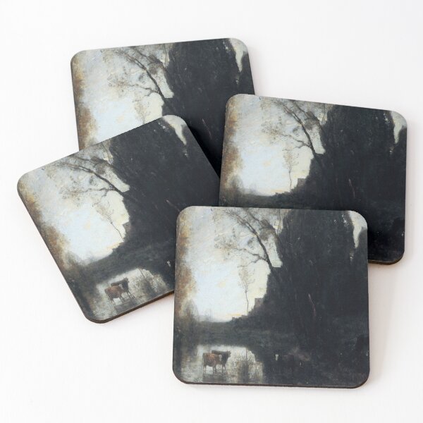 Item preview, The Ford under the Bended Tree( Le gue sous l'arbre penche)-Camille Corot designed and sold by LexBauer.