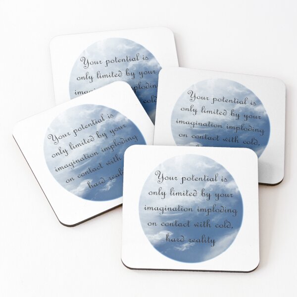 Item preview, Inspiring Dispirational imagination quote designed and sold by SifRants.