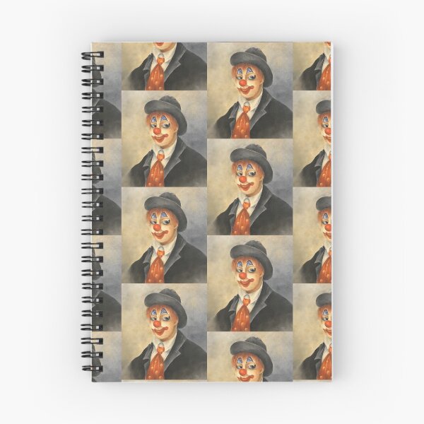 Item preview, Weird Clown with Big Orange Tie designed and sold by Lisa Mauro.