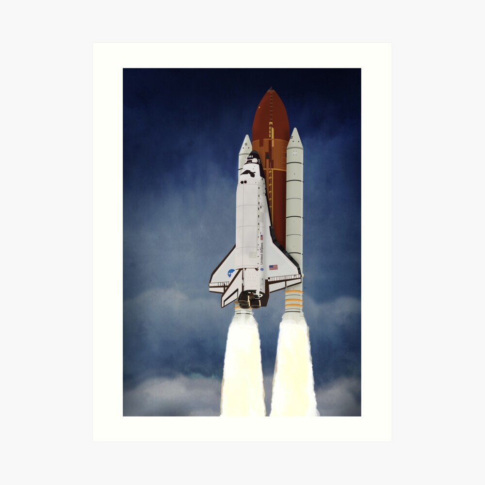 Space Shuttle 1981-2011 Art Print