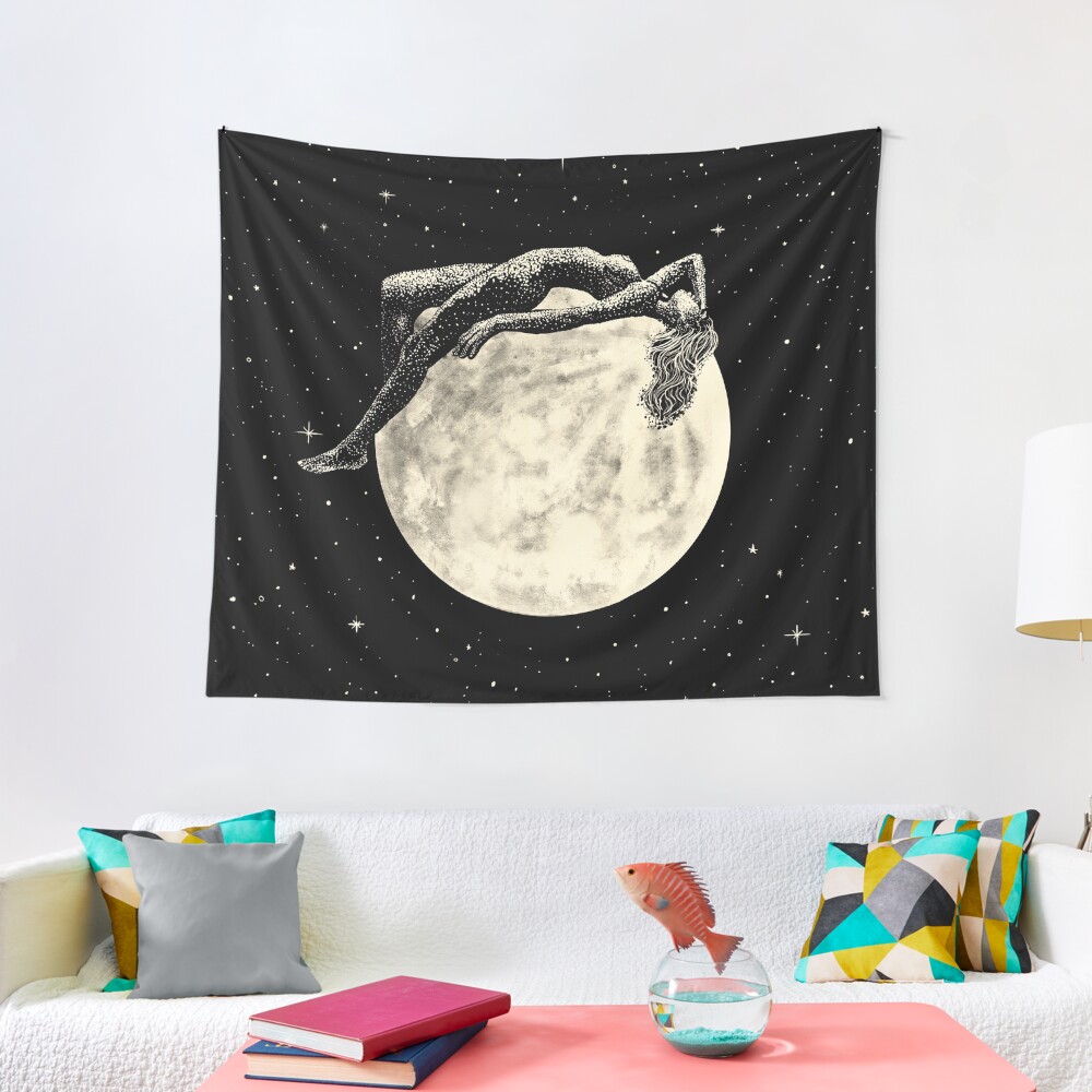 Luna's Rest Tapestry