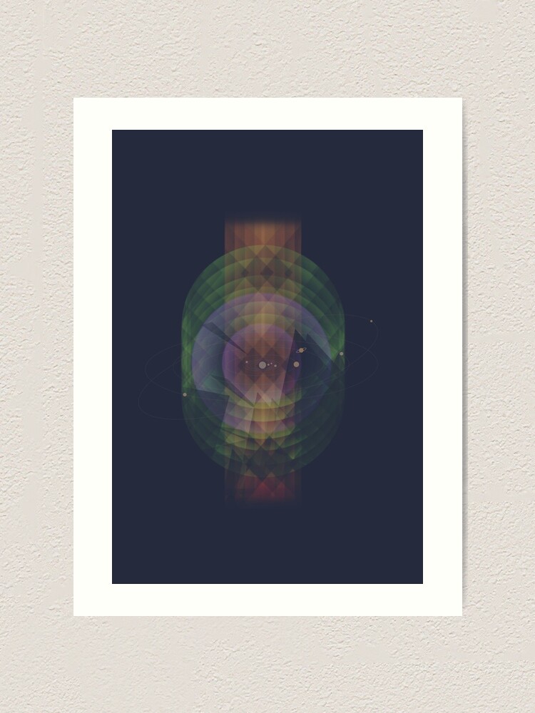 Alternate view of Solar System Art Print