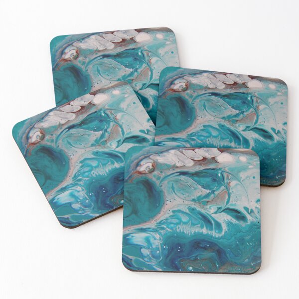 Item preview, Tidal Surge - Abstract Acrylic Art by Fluid Nature designed and sold by vmajzlik.