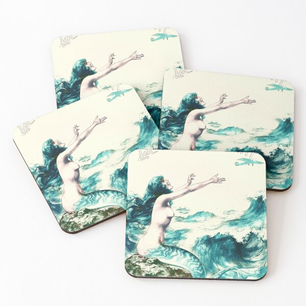 Item preview, Turquoise Mermaid Vintage designed and sold by Sasha Art Gallery.
