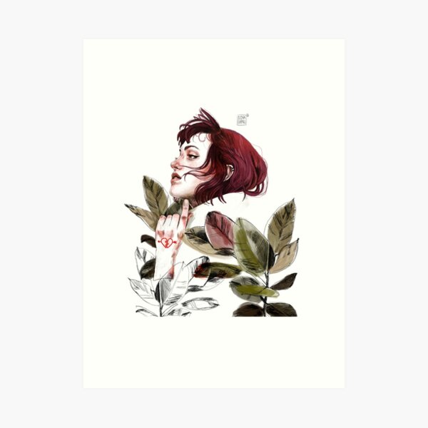 Broken heart Art Print