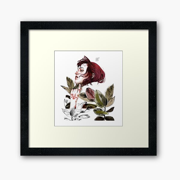 Broken heart Framed Art Print