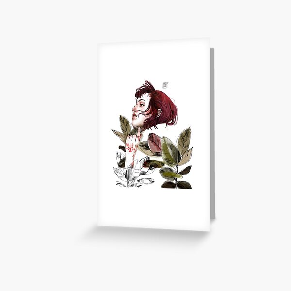 Broken heart Greeting Card