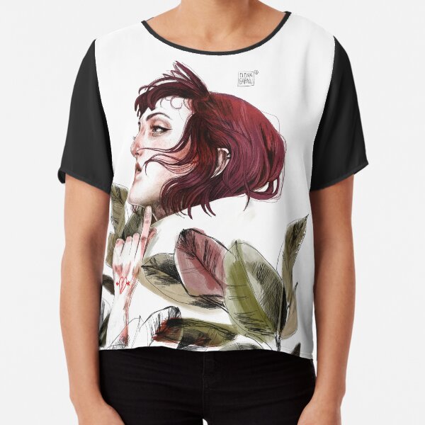 Broken heart Chiffon Top