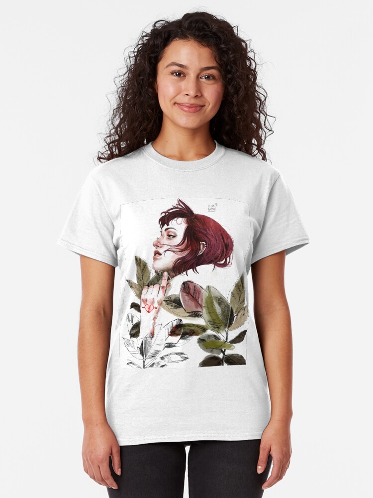 Vista alternativa de Camiseta clásica Broken heart