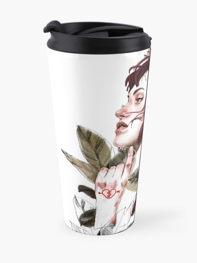 Vista alternativa de Taza de viaje Broken heart