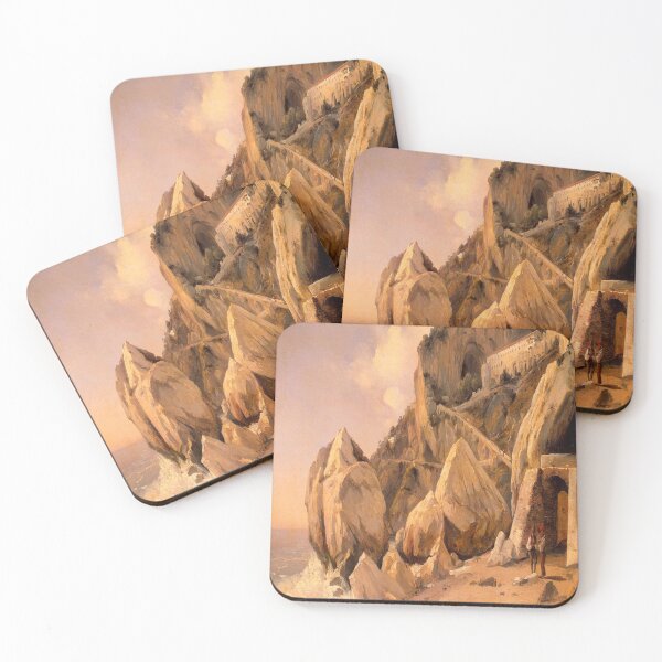 Item preview, Rocks in Amalfi-Camille Corot designed and sold by LexBauer.