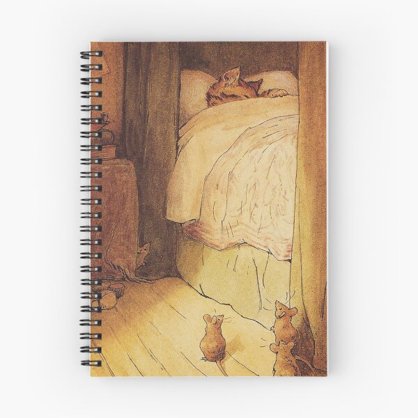 Item preview, Mice look over a sleeping cat by Beatrix Potter designed and sold by Vintage Designs +.