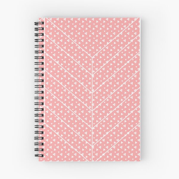 Item preview, Salmon pink lines triangles pattern Geometric design designed and sold by Kirovair.