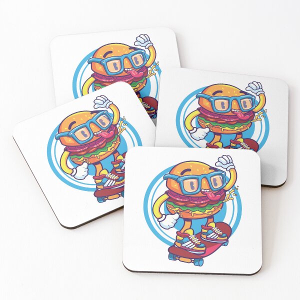 Item preview, Burger skate designed and sold by wolfncat.