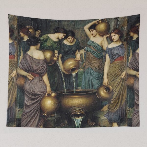 Item preview, Women fetching water designed and sold by Vintage Designs +.